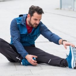 Dehen hilft bei einem Wadenkrampf